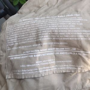 nosítko beco butterfly 2